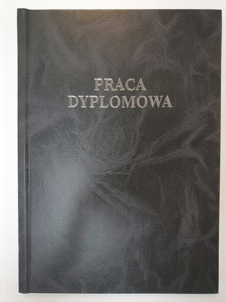 Oprawa pracy dyplomowej kolor pojecianiemamjaki